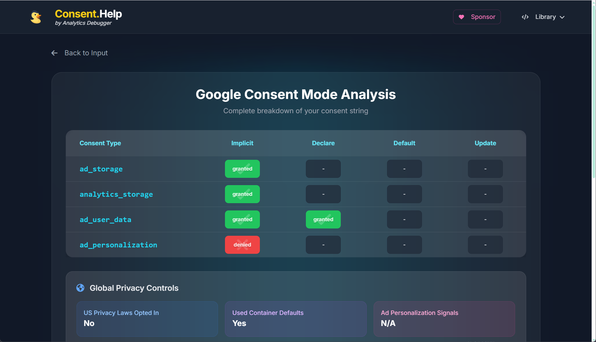Consent & Privacy Checker