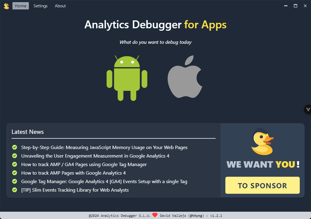 Analytics Debugger for Apps